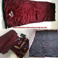 sleeping bag, https://siennylovesdrawing.wordpress.com/